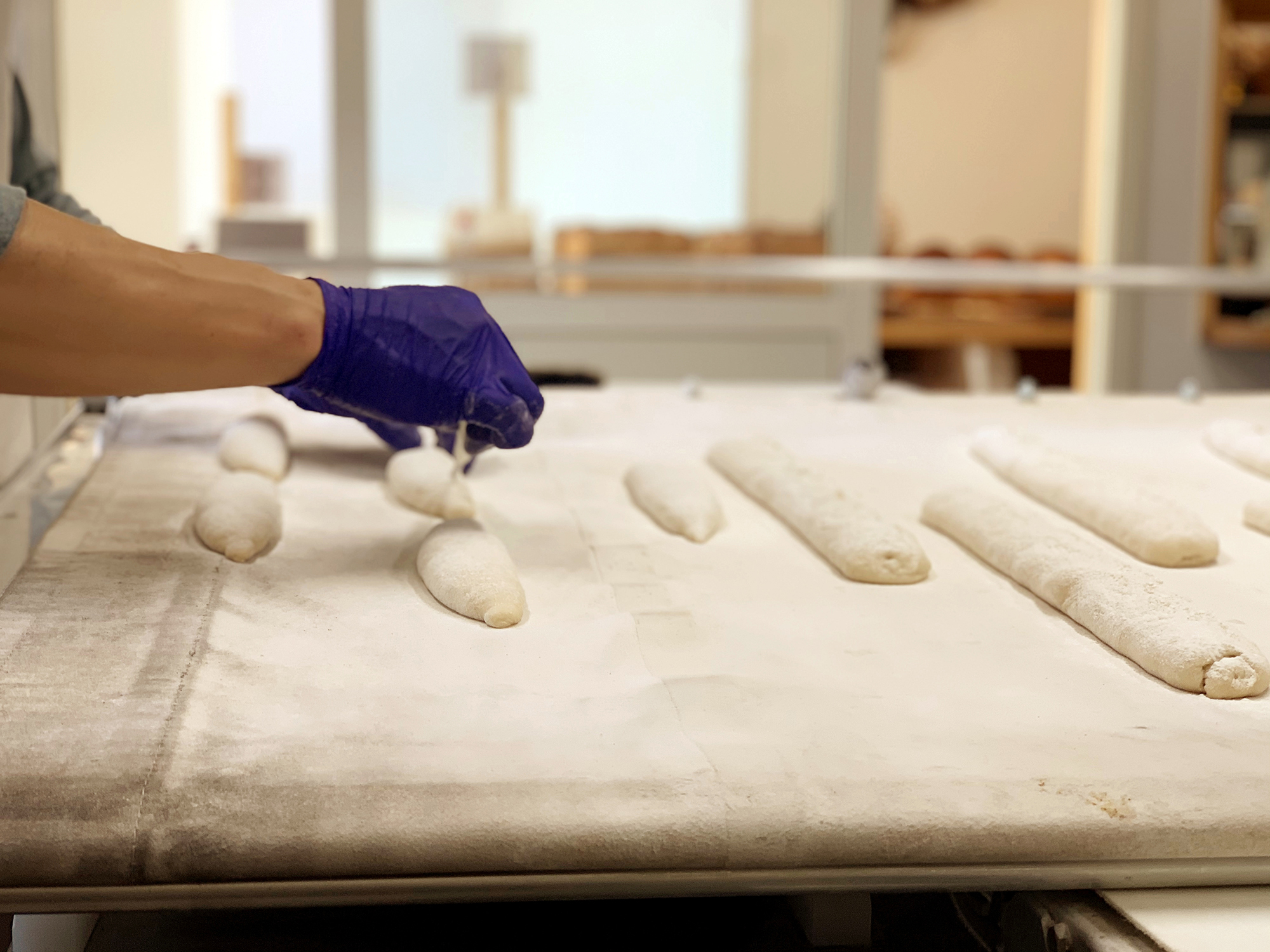 パン生地の成形